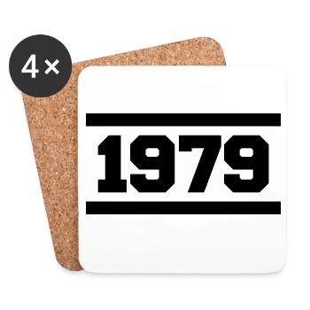 1979 - Untersetzer (4er-Set) - Weiß - Vorne