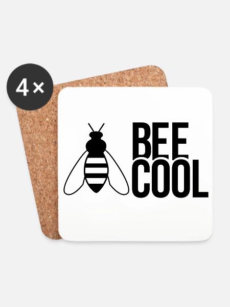 cool - Untersetzer (4er-Set) - Weiß