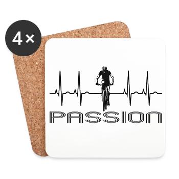 Bike - Coasters (set of 4) - white - Front