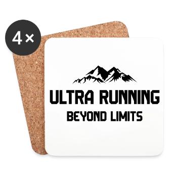 Ultra Running - Au-delà des limites - Dessous de verre (lot de 4) - blanc - Devant