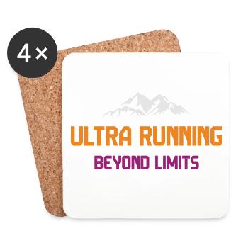 Ultra Running - Au-delà des limites - Dessous de verre (lot de 4) - blanc - Devant