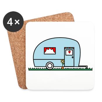HOLIDAY. HAPPY HOLIDAYS. MISTRESS. MASTER. TEACHER - Coasters (set of 4) - white - Front