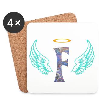 engel f e 45 - Untersetzer (4er-Set) - Weiß - Vorne