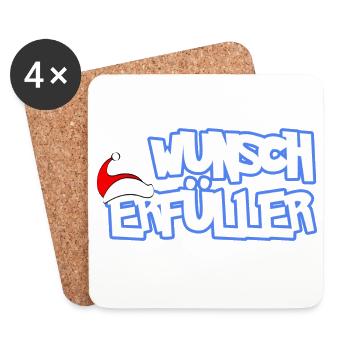 WUNSCHERFÜLLER - Untersetzer (4er-Set) - Weiß - Vorne