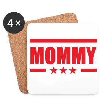 Best Mom - Mother's Day - Coasters (set of 4) - white - Front