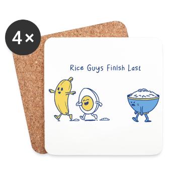 Breakfast Race - Coasters (set of 4) - white - Front