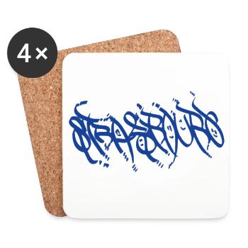 Strasbourg Street Art - Coasters (set of 4) - white - Front