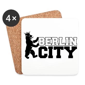 berlin_city_1 - Coasters (set of 4) - white - Front
