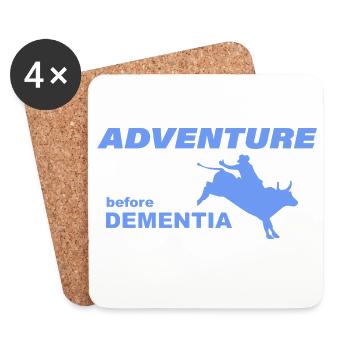 RODEO ADVENTURE - Coasters (set of 4) - white - Front
