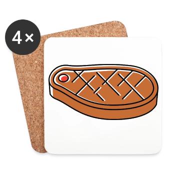 Sushi icon - Untersetzer (4er-Set) - Weiß - Vorne