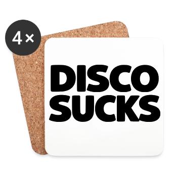 Disco Sucks - Coasters (set of 4) - white - Front