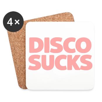 Disco Sucks - Coasters (set of 4) - white - Front