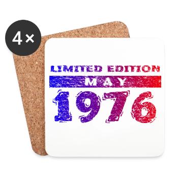 50e anniversaire Édition Limitée 05/1976 - Dessous de verre (lot de 4) - blanc - Devant