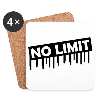 no_limit - Untersetzer (4er-Set) - Weiß - Vorne