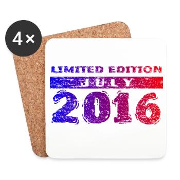 10th Birthday Limited Edition 07/2016 - Coasters (set of 4) - white - Front