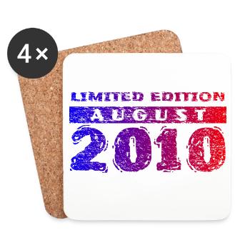 16e anniversaire Édition Limitée 08/2010 - Dessous de verre (lot de 4) - blanc - Devant