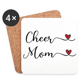 Prost Mama - Untersetzer (4er-Set) - Weiß - Vorne