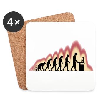 Programmers – Coding Developers & Computer Scientists - Coasters (set of 4) - white - Front
