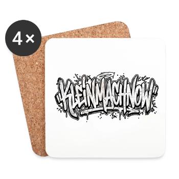 Kleinmachnow Berlin Graffiti Oldschool Hip Hop - Dessous de verre (lot de 4) - blanc - Devant