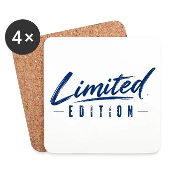 Limited Edition - Einzelstücke - limitiert - Untersetzer (4er-Set) - Weiß - Vorne