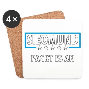 SIEGMUND - Untersetzer (4er-Set) - Weiß - Vorne