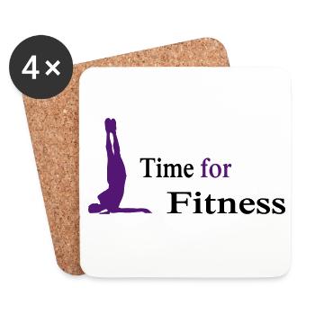 fitness - Coasters (set of 4) - white - Front