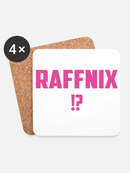 Raffnix - Untersetzer (4er-Set) - Weiß