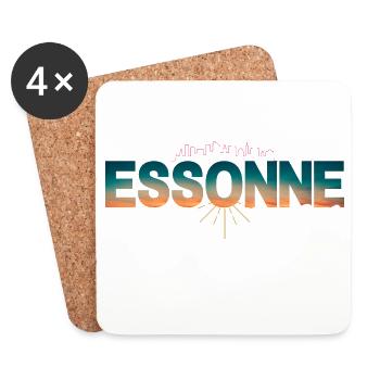 Essonne Sunset Skyline 91 - Coasters (set of 4) - white - Front