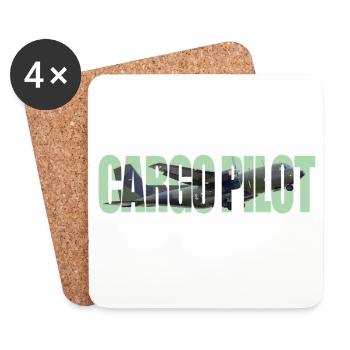Cargo pilot C-160 - Untersetzer (4er-Set) - Weiß - Vorne