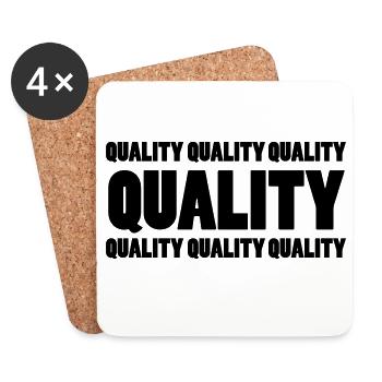 Quality - Coasters (set of 4) - white - Front