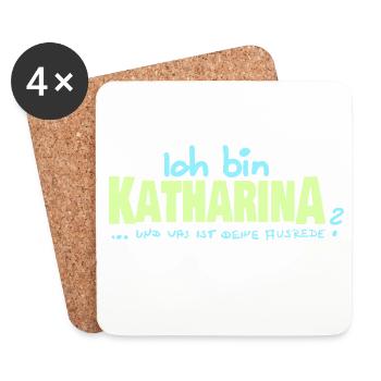 Katharina Katharina - Untersetzer (4er-Set) - Weiß - Vorne