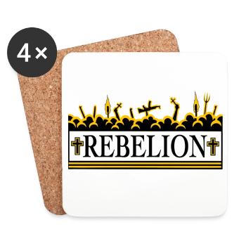 Rebellion - Coasters (set of 4) - white - Front