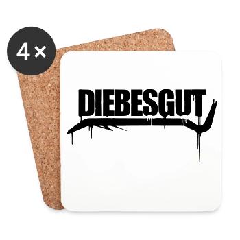 GRAFFITI - Coasters (set of 4) - white - Front