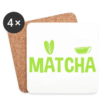 Matcha - Untersetzer (4er-Set) - Weiß - Vorne