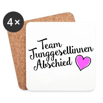 Hen Party Team - Coasters (set of 4) - white - Front
