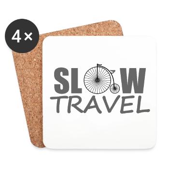 VOYAGE LENT - Dessous de verre (lot de 4) - blanc - Devant