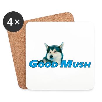 GOOD MUSH - Coasters (set of 4) - white - Front