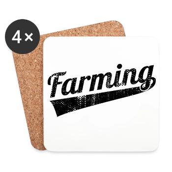 Agriculture - Coasters (set of 4) - white - Front