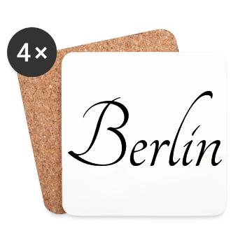 Berlin - Untersetzer (4er-Set) - Weiß - Vorne