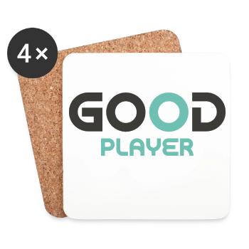 Good Players the sports lovers  - Coasters (set of 4) - white - Front