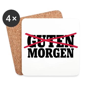 Guten Morgen - Untersetzer (4er-Set) - Weiß - Vorne