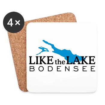 Like the Lake Bodensee - Untersetzer (4er-Set) - Weiß - Vorne