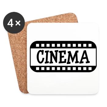 Cinema - Untersetzer (4er-Set) - Weiß - Vorne