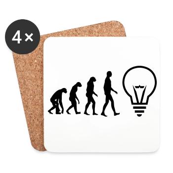 Electrician Electricity Elektriker Electricien Job - Coasters (set of 4) - white - Front