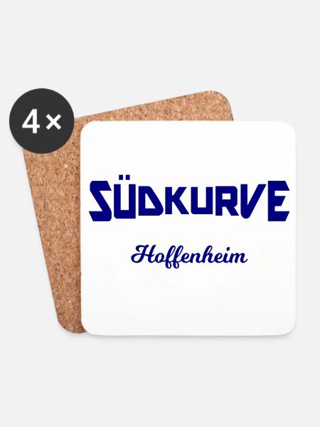 Südkurve Hoffenheim - Untersetzer (4er-Set) - Weiß
