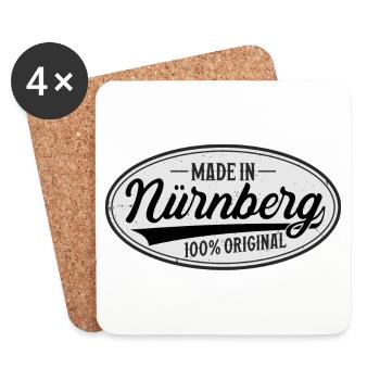 Nürnberg Original - Untersetzer (4er-Set) - Weiß - Vorne