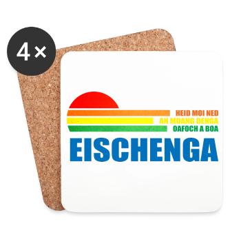 heid moi ned an moang denga oafoch a boa eischenga - Coasters (set of 4) - white - Front