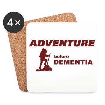 CLIMBING ADVENTURE - Untersetzer (4er-Set) - Weiß - Vorne