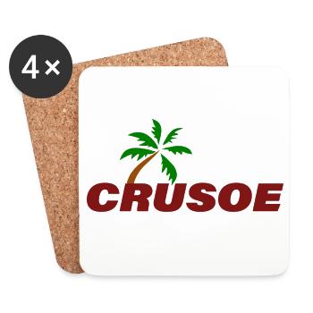 CRUSOE - Coasters (set of 4) - white - Front