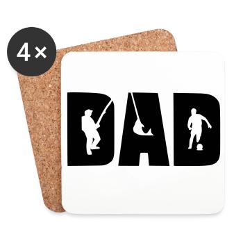 PAPA - Untersetzer (4er-Set) - Weiß - Vorne